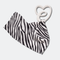 SENSORY TEETHER WITH MINI MUSLIN - WHITE/ZEBRA