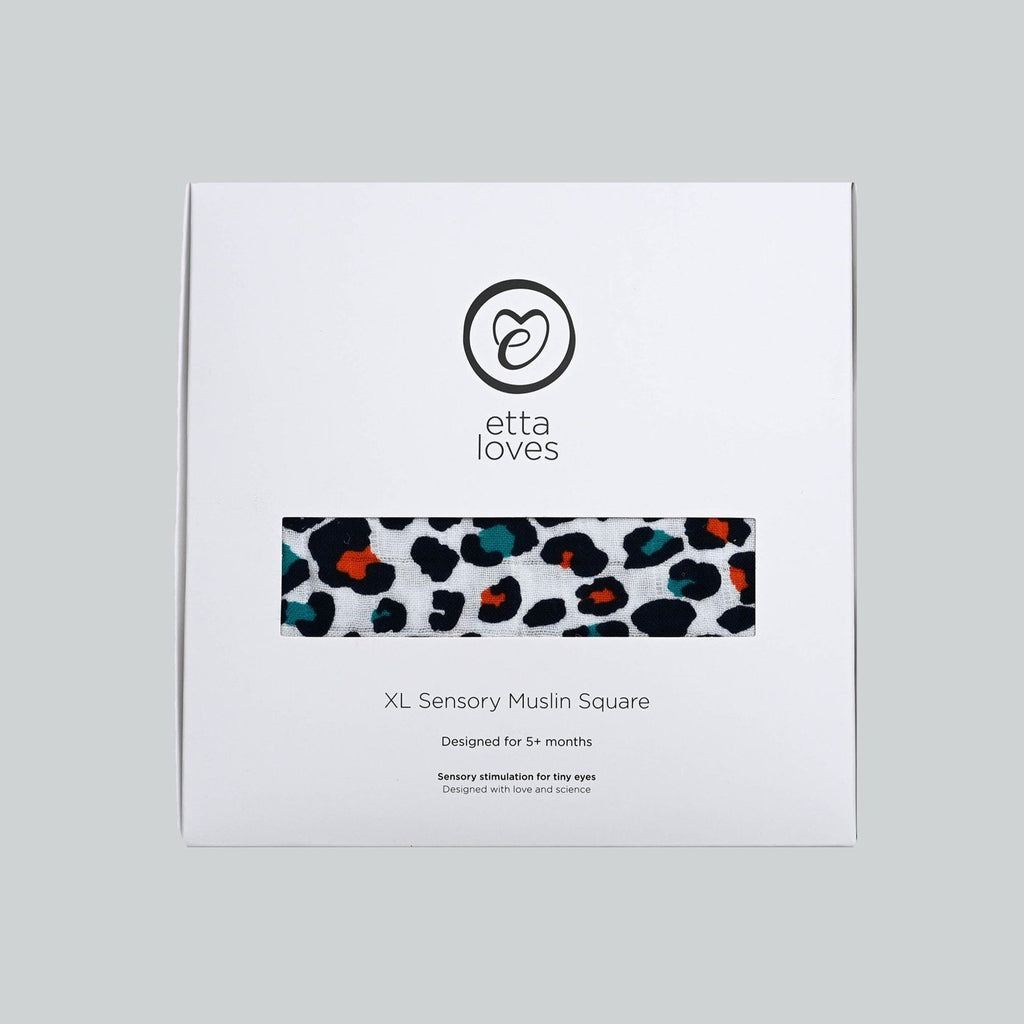 New baby gift idea | Leopard print receiving blanket | Etta Loves