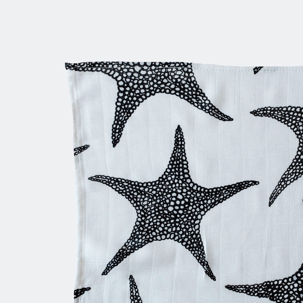 Newborn patterned muslin | Sensory print | Etta Loves